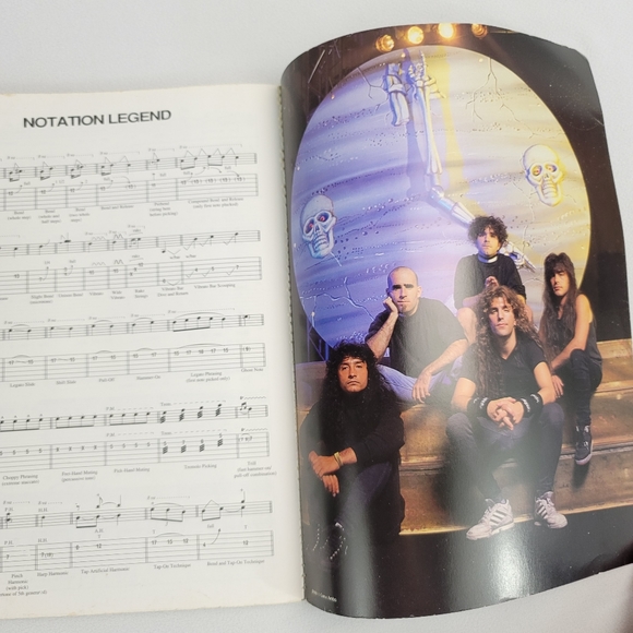 Anthrax Persistence Of Time Recorded Guitar Versions Tab Book - Picture 8 of 16